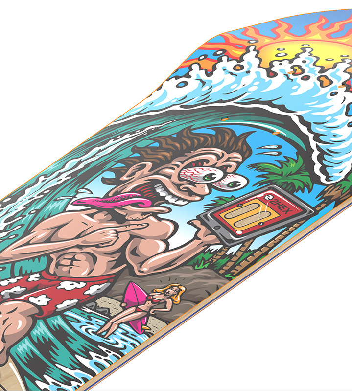 2HEX Jimbo Phillips Deck 2HEX Worldshop (8.0